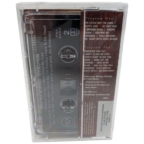 Country Music Cassette Lot Club Edition- George, Brooks Dunn, Reba + McBride NEW - Picture 7 of 7